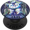 Ghostbusters Stay Puft Marshmallow Pixel Art Arcade a 16 bit PopSockets PopGrip Adesivo