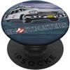 Ghostbusters Ecto 1 Auto Angolata 1984 Anni '80 Titolo Testo Mezzitoni PopSockets PopGrip Adesivo