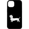 JustForDogLovers Custodia per iPhone 13 Bassotto carino, amante dei cani