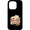 Inkwell Bloom Correspondence Custodia per iPhone 15 Pro Scrivi più Lettere Vintage