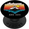 I Love Auburn Tees Auburn Home Town Vintage Tramonto USA Vacanza PopSockets PopGrip Adesivo