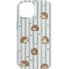 Boho Animal Lover Illustrations Custodia per iPhone 14 Carino Riccio Cuori e Strisce