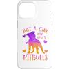Just a Girl who Loves Pitbulls TS Gifts Custodia per iPhone 16 Pro Max Just a Girl Who Loves Pitbulls - Carino Pitbull amante del cane