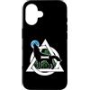 Otherkin Therian Therianthrope Therianth Custodia per iPhone 16 Theta Delta Lupo Ululante Peloso Orgoglio Otherkin Therian