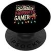 Gamer Christmas Gifts & Holiday Gaming A Controller di Natale per videogiochi preferito di Babbo Natale PopSockets PopGrip Adesivo