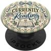 Books Reader Bookish Stripes Pattern Currently Reading Book Lover Librarian Cute Striped Art PopSockets PopGrip Adesivo