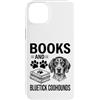 Funny Bluetick Coonhound And Book Design Custodia per iPhone 14 Plus Libri e Bluetick Coonhounds Divertente Bluetick Coonhound