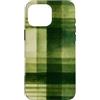 generic Custodia per iPhone 16 Pro Max Grafica Preppy Cottagecore Plaid Verde