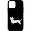 JustForDogLovers Custodia per iPhone 12 mini Bassotto carino, amante dei cani