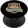 Level 2 Complete Vintage 2nd Wedding Pro Divertente Livello 2 Completa Vintage 2 ° Anniversario di Matrimonio Retro PopSockets PopGrip Adesivo