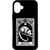 Opossum Tarot Designs Custodia per iPhone 16 Plus Death Opossum Tarocchi Carta Goth Blackcraft Opossum