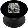 Cool And Funny Designs for Moms And Dads Husband Daddy Protector Hero PopSockets PopGrip Adesivo