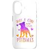 Just a Girl who Loves Pitbulls TS Gifts Custodia per iPhone 17 Just a Girl Who Loves Pitbulls - Carino Pitbull amante del cane