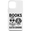 Funny Bluetick Coonhound And Book Design Custodia per iPhone 13 Pro Max Libri e Bluetick Coonhounds Divertente Bluetick Coonhound