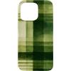 generic Custodia per iPhone 15 Pro Max Grafica Preppy Cottagecore Plaid Verde
