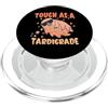 Tardigrade Microbiology Funny Saying App L'acqua è dura come una scienza di microbiologia tardigradi PopSockets PopGrip per MagSafe