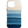 generic Custodia per iPhone 16 Pro Max Grafica costiera Blue Ocean Horizon