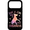 Just a Girl who Loves TS Gifts Co. Custodia per iPhone 17 Pro Max Solo una ragazza che ama i dobermann - Mamma doberman