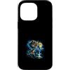 90s Vintage Airbrush Washout Graphics Custodia per iPhone 14 Pro Max Arte selvaggia al chiaro di luna di Puma Cougar Mountain Lion