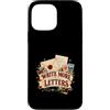 Inkwell Bloom Correspondence Custodia per iPhone 13 Pro Max Scrivi più Lettere Vintage