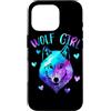 Just a Girl who Loves Wolves TS Gifts Co Custodia per iPhone 16 Pro Solo una ragazza che ama i lupi - Amante dei lupi galassia