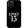 Merch Maniacs Custodia per iPhone 11 Pro Numero 13 FORTUNATO
