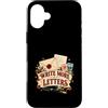Inkwell Bloom Correspondence Custodia per iPhone 16 Plus Scrivi più Lettere Vintage