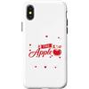 Apple of My Eye Clothing Co. Custodia per iPhone X/XS Fruit Apple Eye Love Romantic Lovely Gift Idea Apple of eye