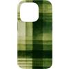 generic Custodia per iPhone 14 Pro Grafica Preppy Cottagecore Plaid Verde
