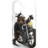 Fox Republic Design Custodia per iPhone 17 Grizzly Bear Riding Chopper Moto