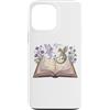 We Love Books & Dragons - Apparel & Gift Custodia per iPhone 13 Pro Max Libro fantasy Dragon Lover - Fata floreale con fiori selvatici