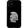 Cool And Funny Designs for Moms And Dads Custodia per iPhone 11 Husband Daddy Protector Hero