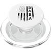 Baba American Flag Father's Day Gifts Baba Patriotic American USA Flag Father's Day Baba PopSockets PopGrip per MagSafe