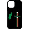 MASH MOSH Custodia per iPhone 12 mini Madagascar Mappa Silhouette Bandiera Strisce Orgoglio Malgascio