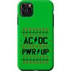 AC/DC Custodia per iPhone 11 Pro Max Ufficiale AC/DC PWR UP Stitch Pixels Christmas