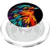 The Minimalist Animals Wear Store Robin Stile minimalista e vibrante Compleanno Natale PopSockets PopGrip per MagSafe