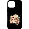 Inkwell Bloom Correspondence Custodia per iPhone 16 Pro Max Scrivi più Lettere Vintage