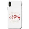 Apple of My Eye Clothing Co. Custodia per iPhone X/XS Fruit Apple Eye Love Romantic Lovely Gift Idea Apple of eye