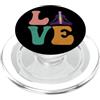Chakra Healer Chakra Healing Reiki Maste Chakra Guaritore Chakra Guarigione Reiki Master LOVE PopSockets PopGrip per MagSafe