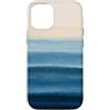 generic Custodia per iPhone 12/12 Pro Grafica costiera Blue Ocean Horizon