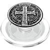 Medaglia di San Benedetto Croce di San B Medaglia di San Benedetto Piccola croce di San Benedetto PopSockets PopGrip per MagSafe