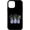Apothecary Gothic Design Co. Custodia per iPhone 12 mini Barattolo di vetro per erbe aromatiche, lavanda, idroponica, farmacia, strega, gotico