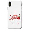 Apple of My Eye Clothing Co. Custodia per iPhone X/XS Fruit Apple Eye Love Romantic Lovely Gift Idea Apple of eye
