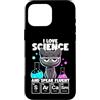I Love Science Speak Fluent Sarcasm Scie Custodia per iPhone 16 Pro Max Amo la scienza e parlo fluente Sarcasmo Divertente Chimica nerd