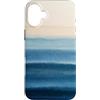 generic Custodia per iPhone 16 Plus Grafica costiera Blue Ocean Horizon