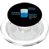 Smart Optimist Gifts Optimist Glass Mezzo Pieno Pessimista Vetro Mezzo Ingegnere Vuoto PopSockets PopGrip per MagSafe