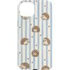 Boho Animal Lover Illustrations Custodia per iPhone 15 Plus Carino Riccio Cuori e Strisce