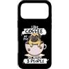 I like Coffee My Pug and 3 people Pug Mo Custodia per iPhone 17 Pro Max Mi piace il caffè My Pug Lover Pug Dogs Cute Pug Face Funny Pug