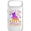 Just a Girl who Loves Pitbulls TS Gifts Custodia per iPhone Air Just a Girl Who Loves Pitbulls - Carino Pitbull amante del cane
