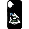 Otherkin Therian Therianthrope Therianth Custodia per iPhone 16 Plus Theta Delta Lupo Ululante Peloso Orgoglio Otherkin Therian